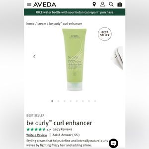 New Aveda Be Curly Curl Enhancer Cream